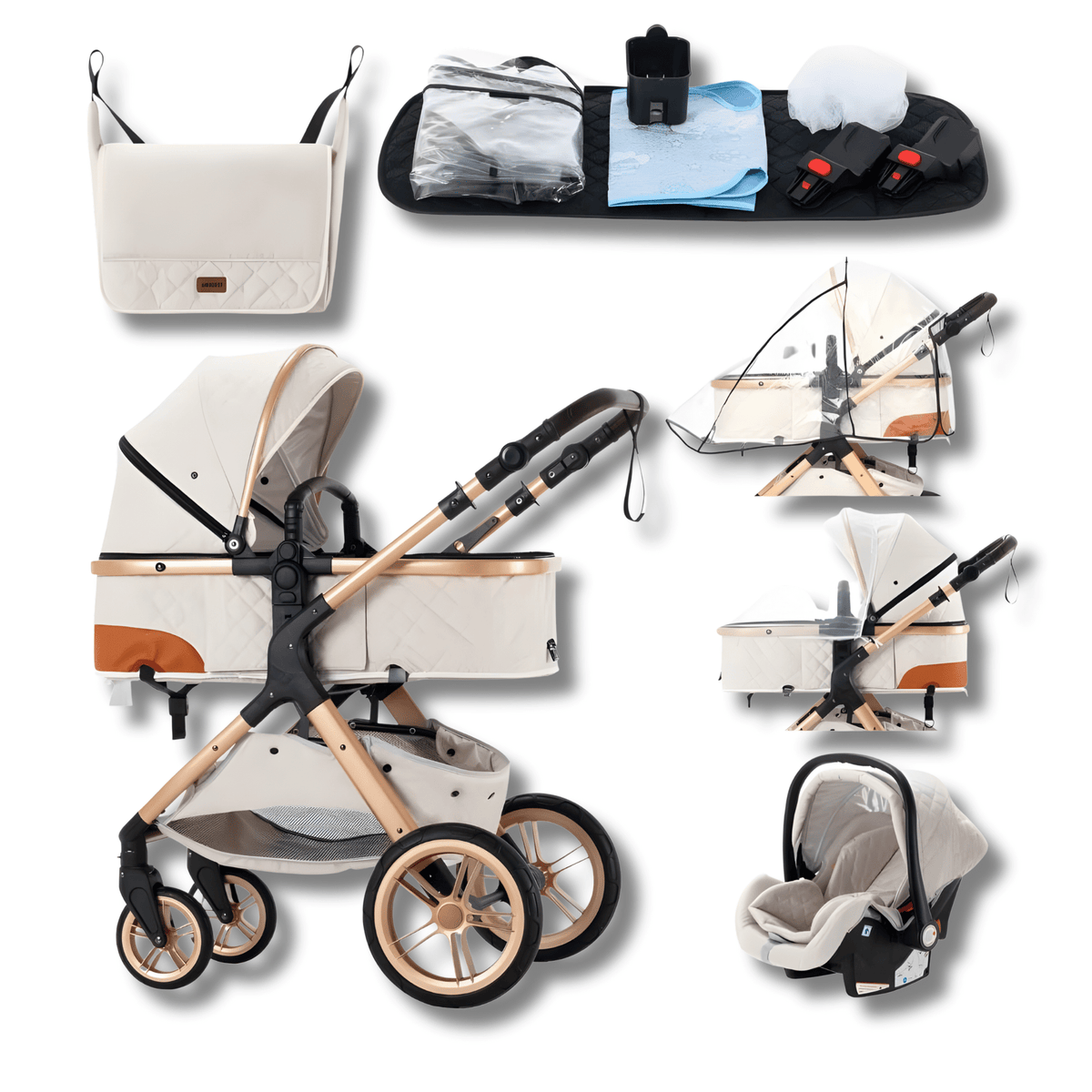 Otroški voziček 3v1 | Luxor - Be Baby